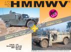 1/72 Dragon 7297 HMMWV M998 (cargo) + HMMWV M998 (gun truck)