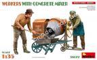 1/35 MiniArt 38077 Workers With Concrete Mixer