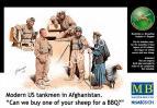 1/35 Master Box 35131 Современные Американские танкисты в Афганистане
