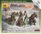 1/72 Zvezda 6208 Советский 82-мм миномёт с расчётом 1941-1943 (зима)