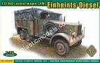 1/72 ACE 72578 Einheints-Diesel Pritschenwagen (2,5t 6x6 LKW)