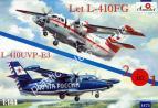 1/144 A-model 1471 Самолеты Let L-410FG и L-410UVP-E3 (2 модели в комплекте)