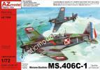 1/72 AZ model 7528 Morane-Saulnier MS.406C-1