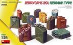 1/24 MiniArt 24002 Jerrycans 20l German Type
