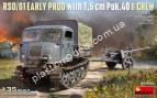 1/35 MiniArt 35485 RSO/01 Early Prod. with 7,5 cm Pak.40 & Crew