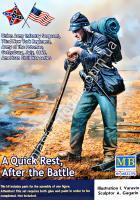1/35 Master Box 35196 A Quick Rest, After the Battle. Union Army Infantry Sergeant