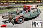 1/35 MiniArt 38063 Tempo E400 railway maintenance truck with personnel