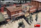 1/35 MiniArt 35296 Railway Gondola 16,5-18 t
