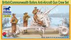 1/35 Bronco 35084 British/Commonwealth Bofors 40mm Anti-Aircraft Gun Crew Set