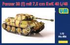 1/72 UM 486 German tank Panzer 38 (t) with a gun 7.5 cm KwK 40 l/48