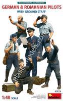 1/48 MiniArt 49024 German and Romanian Pilots with Ground Staff