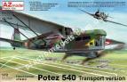 1/72 AZ model 7576 Potez 540 Transport version (ex-Heller)