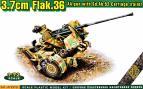 1/72 ACE 72570 3,7cm Flak 36 AA gun with Sd.Ah.52 trailer
