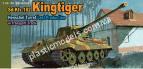 1/35 Dragon 6209 Sd.Kfz.182 Kingtiger Henschel Turret Last Production w/Transport Track