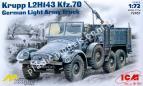 1/72 ICM 72451 Krupp L2H143 Kfz.70, German Light Army Truck