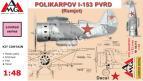 1/48 AMG 48314 Polikarpov I-153 PVRD (Ramjet)