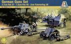 1/72 Italeri 7026 3.7cm Pak 37 - 7.5cm Pak 40 - 2cm Flakvierling 38 German Guns Set