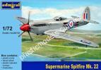 1/72 Admiral 7202 Supermarine Spitfire Mk.22 w/PE