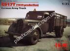 1/35 ICM 35413 G917T (производства 1939 г.) Германский армейский грузовой автомобиль