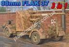 1/35 Dragon 6287 8.8 cm FlaK 37 w/FlaK artillery crew