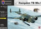 1/72 Kovozavody Prostejov 7222 Handley Page Hampden TB Mk.I