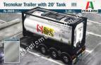1/24 Italeri 3929 Tecnokar Trailer with 20' Tank