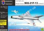 1/72 Kovozavody Prostejov 7238 MiG-21F-13 Fishbed E (Hi-Tech)