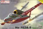 1/72 AZ model 7825 Heinkel He 162A-9 „Salamander“ JV44