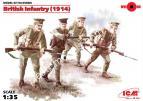 1/35 ICM 35684 Пехота Британии (1914), (4 фигуры)