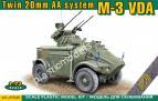 1/72 ACE 72465 M-3 VDA Twin 20mm AA system