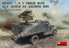 1/35 MiniArt 35186 Soviet 1,5 t Truck w/ M-4 Maxim AA Machine Gun