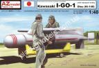 1/48 AZ model 4862 Kawasaki Ki-148 missile w/trolley