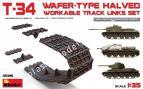 1/35 MiniArt 35216 T-34 Wafer-Type Halved Workable Track Links Set