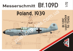 1/72 AMG 72406 Messerschmitt Bf.109C Legion Condor (Poland, 1939)