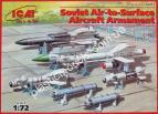 1/72 ICM 72213 Soviet Air-to-Surface Aircraft  Armament (X-29T,X-31P,X-59M missiles)