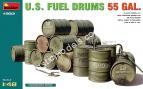 U.S. Fuel Drums 55 Gal 1/48 Mini-art 49001
