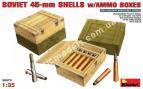 1/35 MiniArt 35073 Soviet 45-mm shells w/ammo boxes