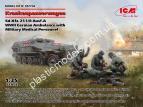 1/35 ICM 35114 ‘Krankenpanzerwagen’ Sd.Kfz.251/8 Ausf.A WWII German Ambulance with Military Medical Personnel