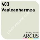 ARCUS 403 фарба біла Vaaleanharmaa