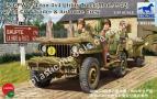 1/35 Bronco 35106 US GPW 1/4ton 4×4 Utility Truck (Mod.1942) w/10-cwt Trailer & Airborne Crew