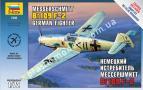 1/72 Zvezda 7302 Messersghmitt Bf 109-F2 German Fighter