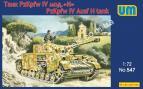 1/72 UM 547 Tank Panzer IV Ausf H