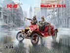 1/24 ICM 24017 Model T 1914 Fire Truck with Crew