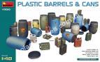 Plastic Barrels & Cans 1/48 MiniArt 49010