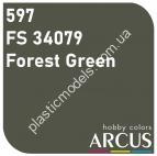 ARCUS 597 фарба темно-зелена FS 34079 Forest Green