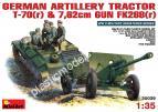 1/35 MiniArt 35039 German Artillery tractor T-70(r) AND 7,62cm FK 288(r) w/crew