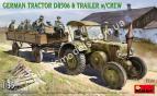 1/35 MiniArt 35314 German Tractor D8506 & Trailer w/Crew