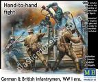 1/35 Master Box 35116 Hand-to-hand fight, German & British infantrymen, WW I era