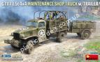 Chevrolet G7117 1,5t 4x4 Maintenance Shop Truck with Trailer 1/35 MiniArt 35498