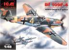 1/48 ICM 48103 Bf 109F-4, германский истребитель ІІ Мировой войны